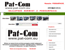 Tablet Screenshot of pat-com.eu